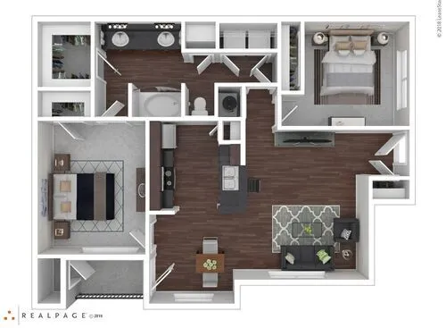 Trails at Corinthian Creek Houston Apartment Floor Plan 10