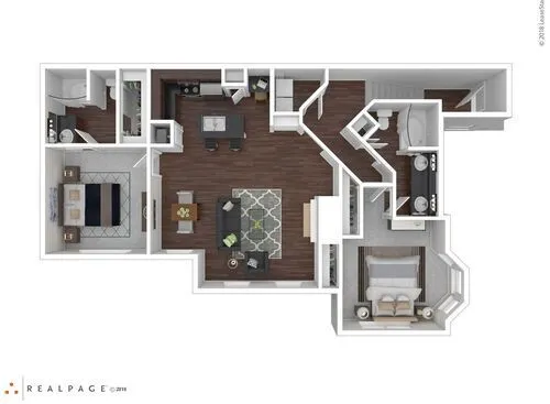 Trails at Corinthian Creek Houston Apartment Floor Plan 12