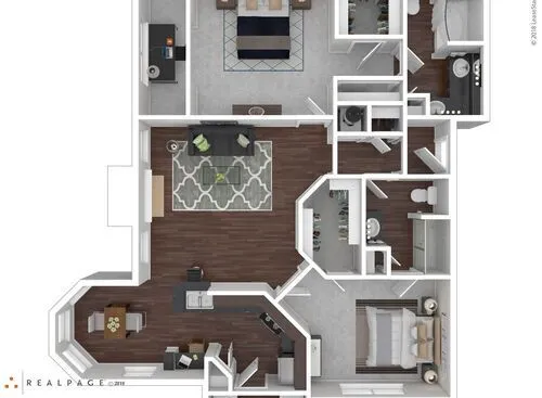 Trails at Corinthian Creek Houston Apartment Floor Plan 13