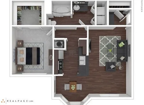 Trails at Corinthian Creek Houston Apartment Floor Plan 4