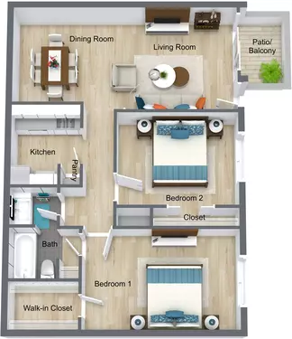 Trailwood Village Floorplan 4