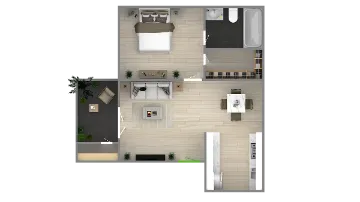 Vantage Point Apartments Houston Floor Plan 1