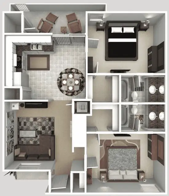 Verandas at Bear Creek Floorplan 3