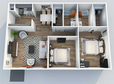 Villa Nueva Apartments Floorplan 2