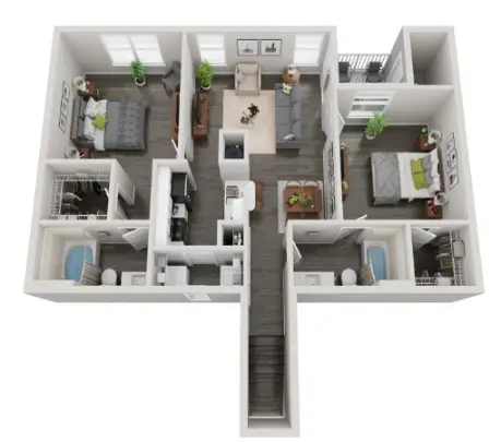 Villas at West Road Houston Aparetments Floor Plan 7