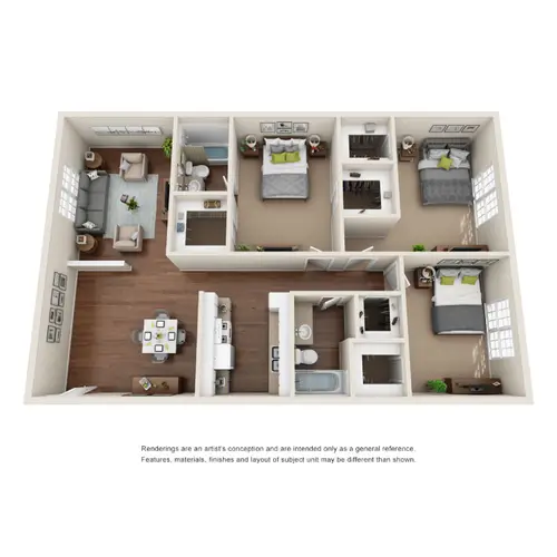 Villas at the Palms FloorPlan 5