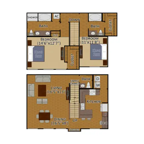 West Lake Park Apartments Houston Floor Plan 10