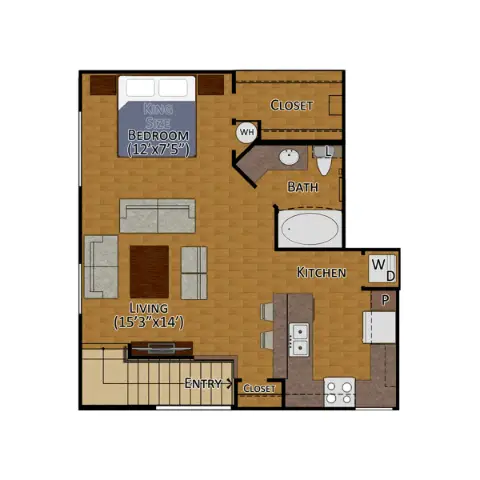 West Lake Park Apartments Houston Floor Plan 2