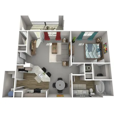 Willow Creek Apartments Floorplan 2