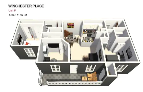 Winchester Place Apartments Houston Floor Plan 6