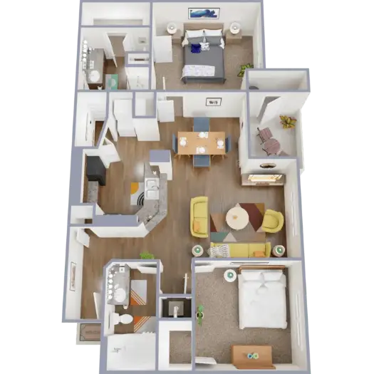 Windsor Cypress Apartments Houston Floor Plan 5