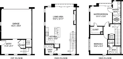 2018 Moser Townhomes Dallas floor plan 4