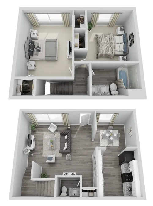 3311 at Vernon Floorplan 5