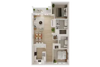 75 West Dallas Apartment Floor Plan 14