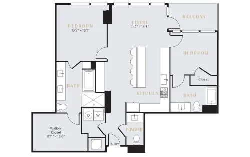 8119 Apartments Dallas Floor Plan 11