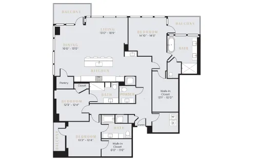 8119 Apartments Dallas Floor Plan 15