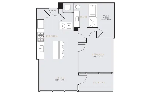 8119 Apartments Dallas Floor Plan 3