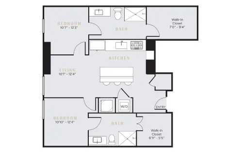 8119 Apartments Dallas Floor Plan 9