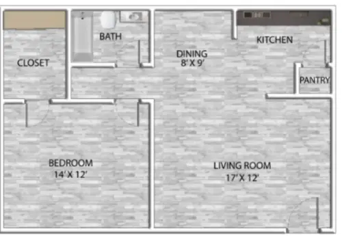 Albion Apartments FloorPlan 2