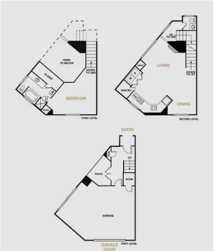 Alto Highland Park Dallas Apartment Floor Plan 1