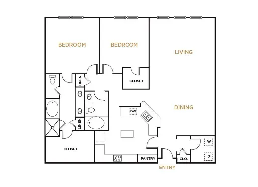 Alto Highland Park Dallas Apartment Floor Plan 10