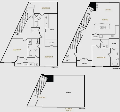 Alto Highland Park Dallas Apartment Floor Plan 14