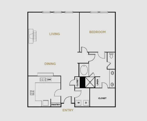 Alto Highland Park Dallas Apartment Floor Plan 3