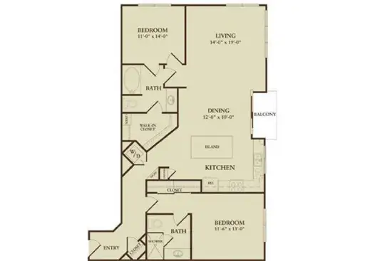 Ambrose Apartments Floorplan 13