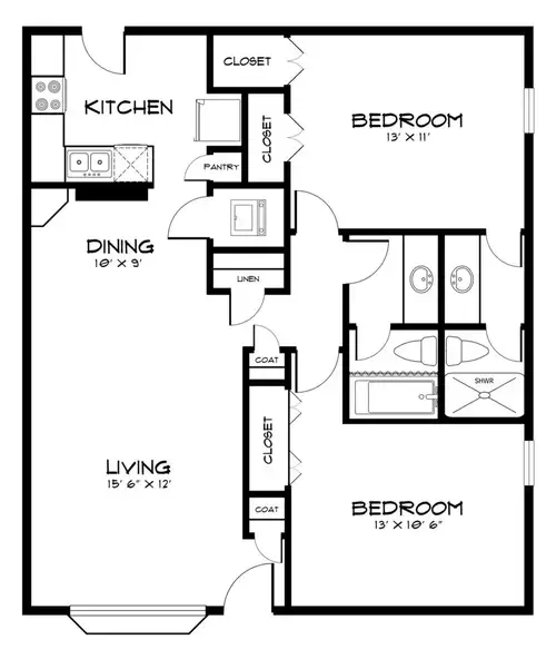 Amherst Oaks Dallas Floorplan 4