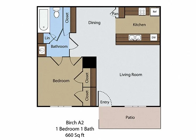 Arbors at Town Square Floorplan 2