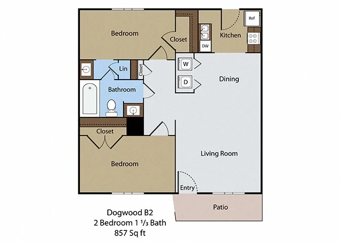 Arbors at Town Square Floorplan 4