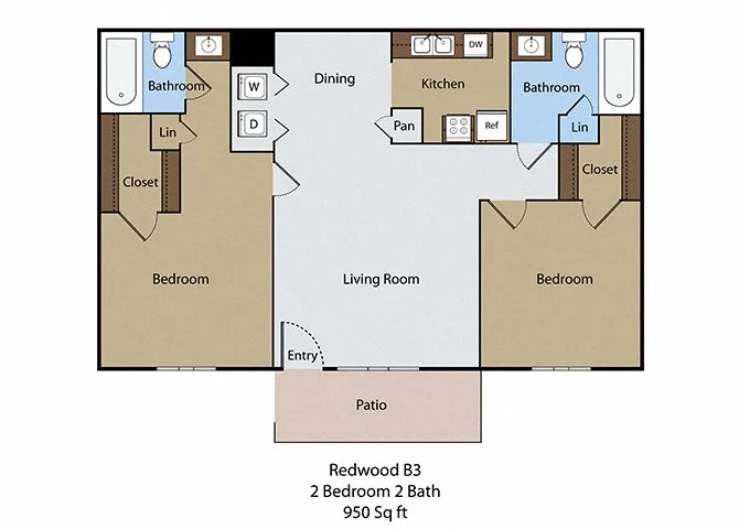 Arbors at Town Square Floorplan 5