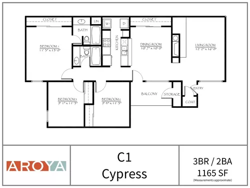 Aroya Apartments Floorplan 5