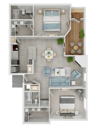 Ashford Stancliff Park Apartments Houston Floor Plan 10