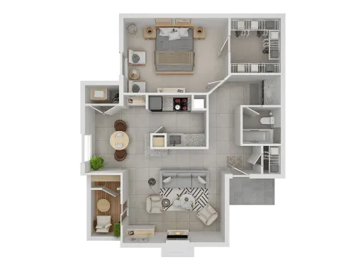 Ashford Stancliff Park Apartments Houston Floor Plan 5