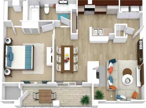 Atera Apartments Floorplan 4