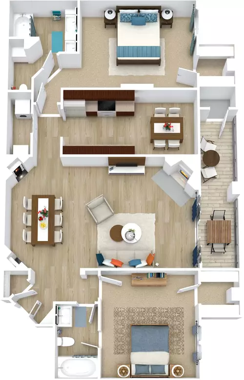 Atera Apartments Floorplan 5