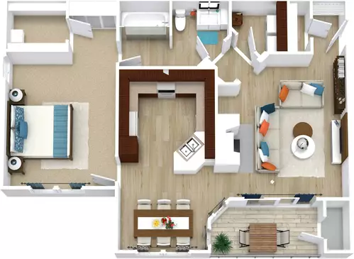 Atera Apartments Floorplan 6