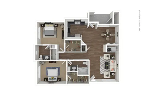 Attiva Pearland Houston Partment Floor Plan 5