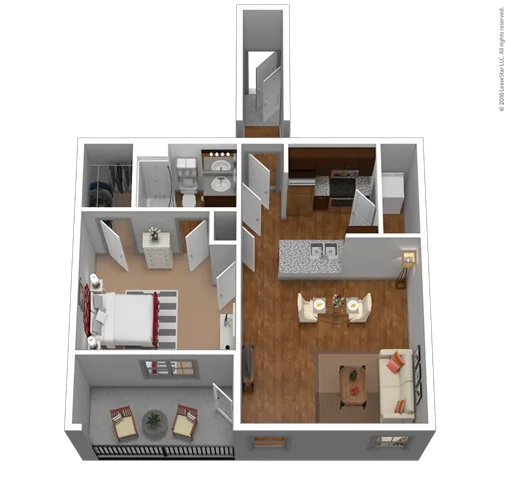 Avenues at Shadow Creek Ranch Houston Apartment Floor Plan 1