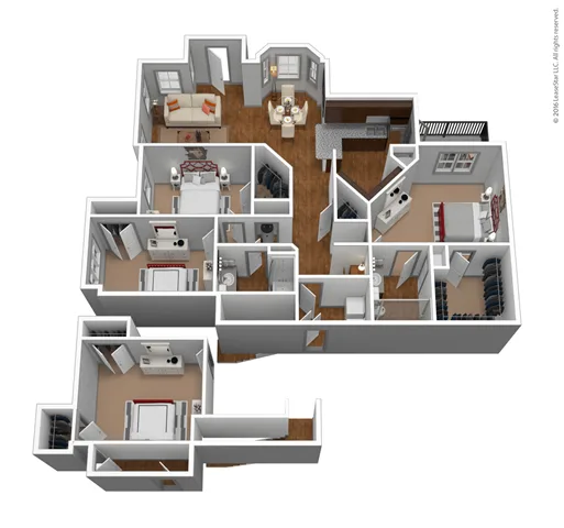 Avenues at Shadow Creek Ranch Houston Apartment Floor Plan 7