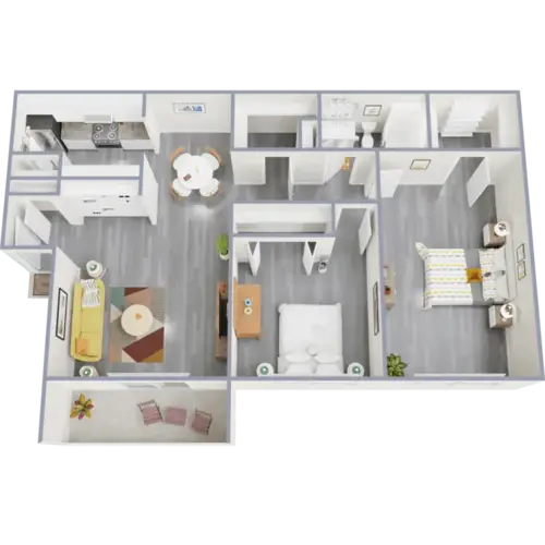 Barcelona Apartments FloorPlan 2