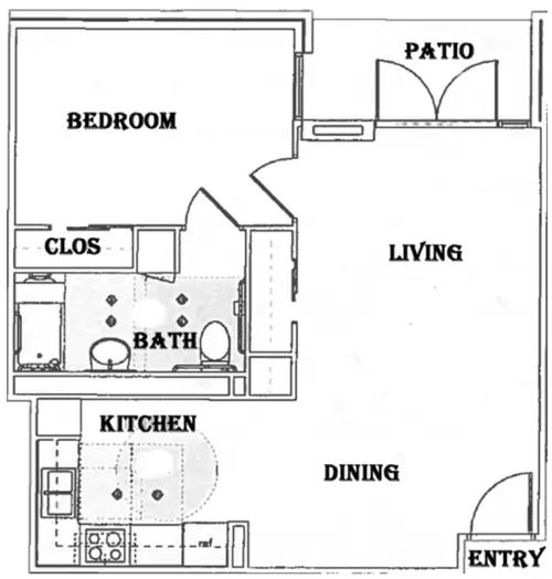 Bayshore Towers Apartments FloorPlan 2