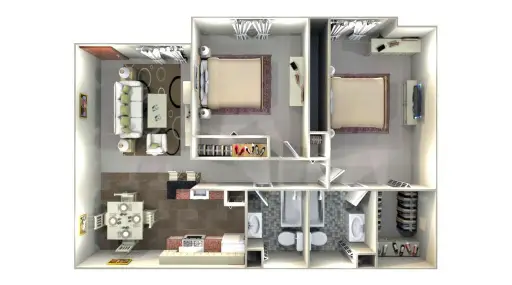 Baystone Apartments Webster Houston Apartment Floor Plan 4