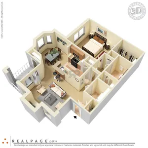 Bedford Apartments Friendswood Houston Apartment Floor Plan 3