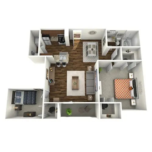 Bel Air On Maple FloorPlan 7