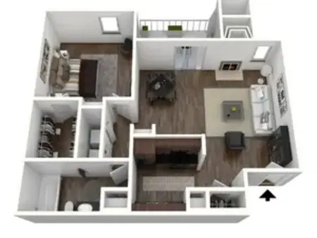 Bent-Oaks-Apartments-Dallas-FloorPlan-1