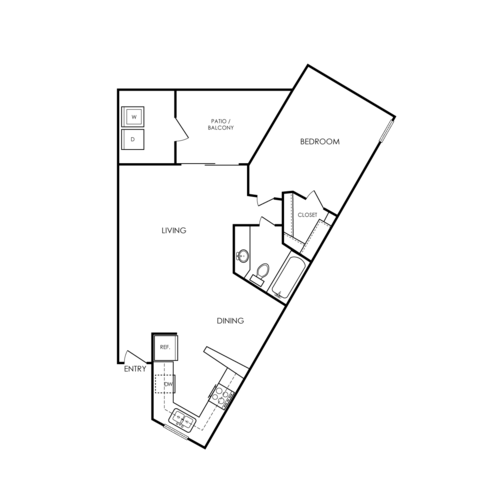 Birch Apartment FloorPlan 4