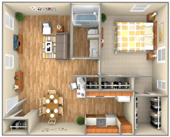 Birchwood Apartment Homes Floorplan 5