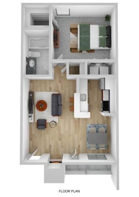 Bluffs at Lakewood Dallas Apartment Floor Plan 5